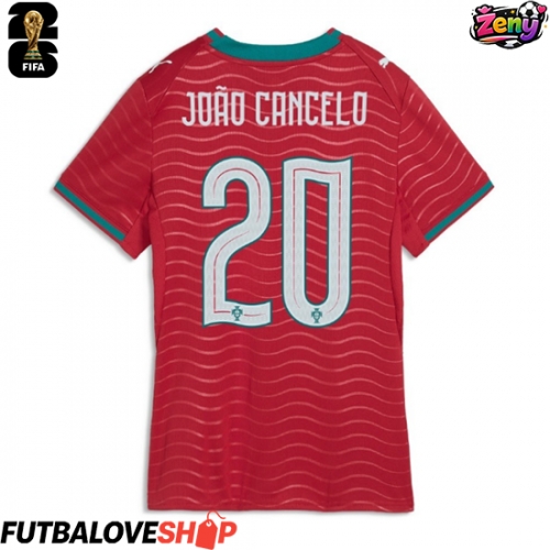Dres Portugalsko Joao Cancelo #20 Domáci pre Ženy MS 2026 Krátky Rukáv